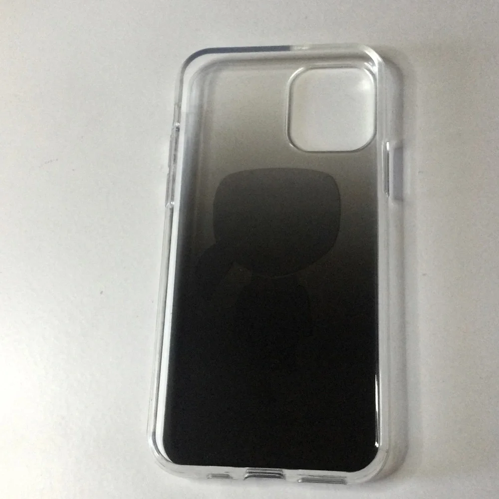 KARL LAGERFELD OMBRE CLEAR IPHONE 11 PRO CASE BLACK NWOT